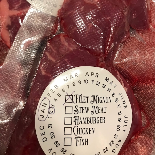 Halloween Meat Package Labels Etsy