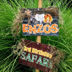 Printable Jungle Safari Signs, Welcome Signs, African Safari party signs, jungle party, Safari birthday party, Safari Decoration, Digital