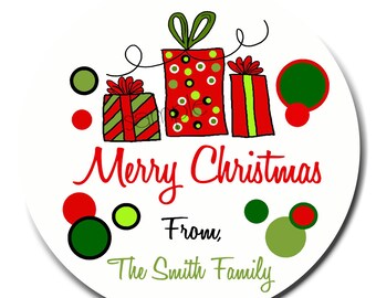 christmas stickers north pole