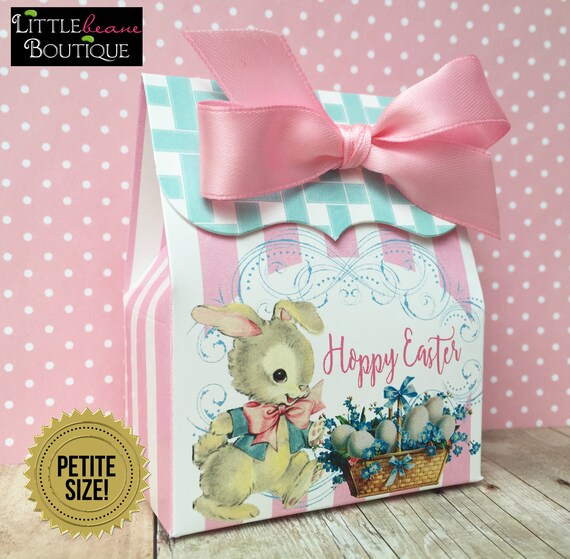 Easter favor Boxes, Candy Favor box, Easter treat boxes, easter egg hunt, Easter bunny, Easter egg, Treat box Il_570xn