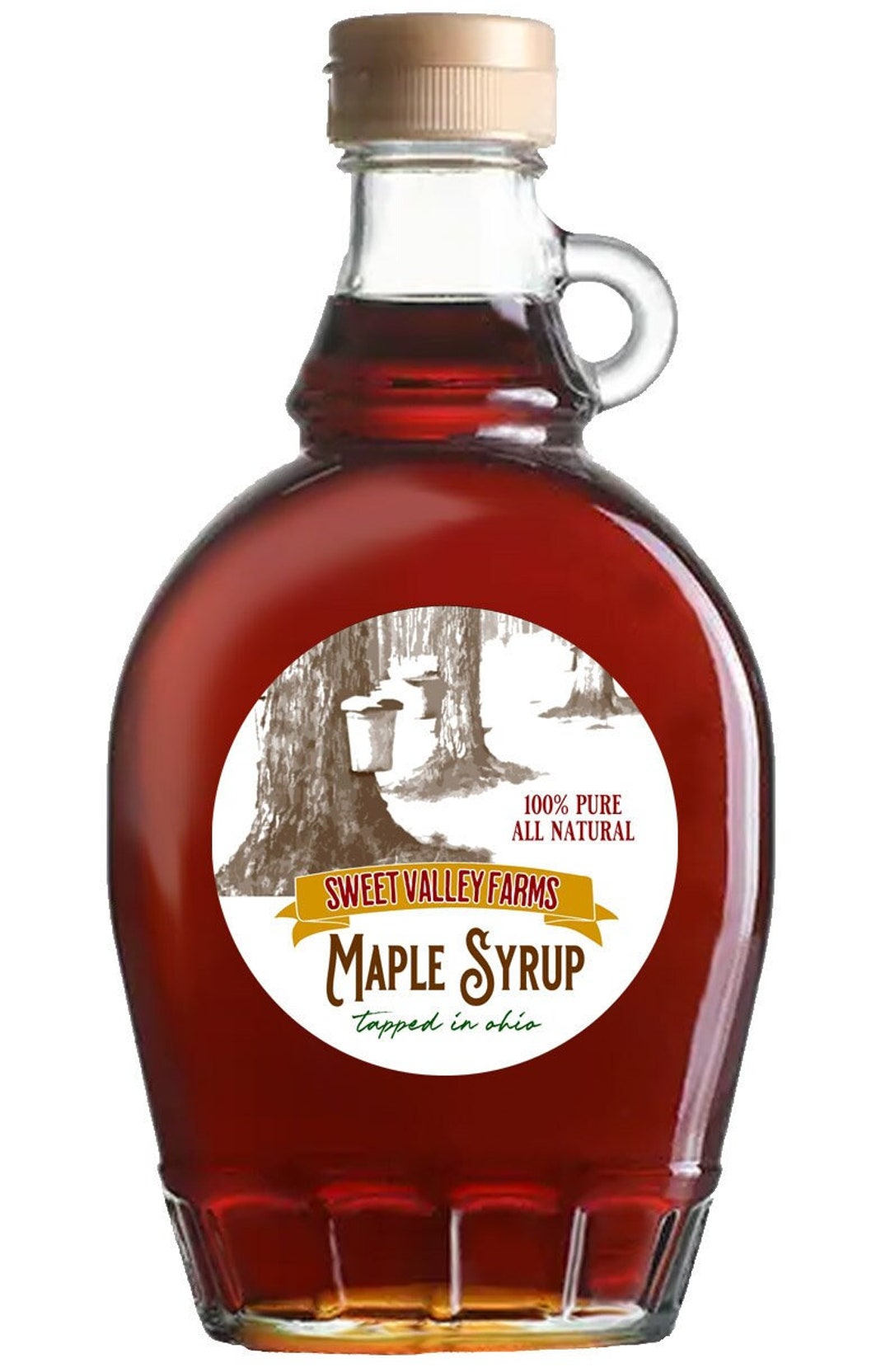 Maple Syrup Bottle Labels, Customized Labels, Syrup Stickers, Maple