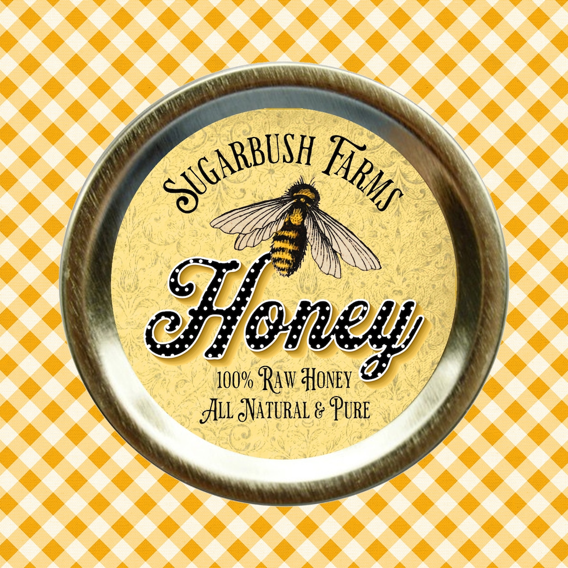 Custom Honey Labels Personalized Honey Jar Stickers Etsy