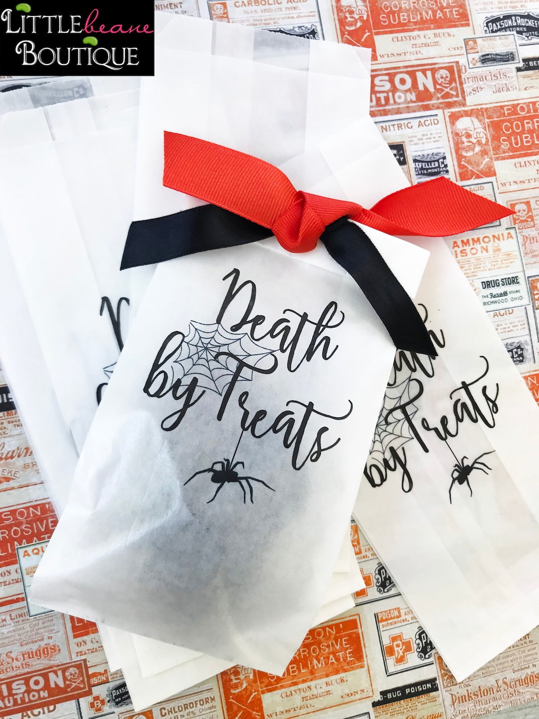 Halloween Treat Bags Glassine Treat Bags Baking Bags Etsy