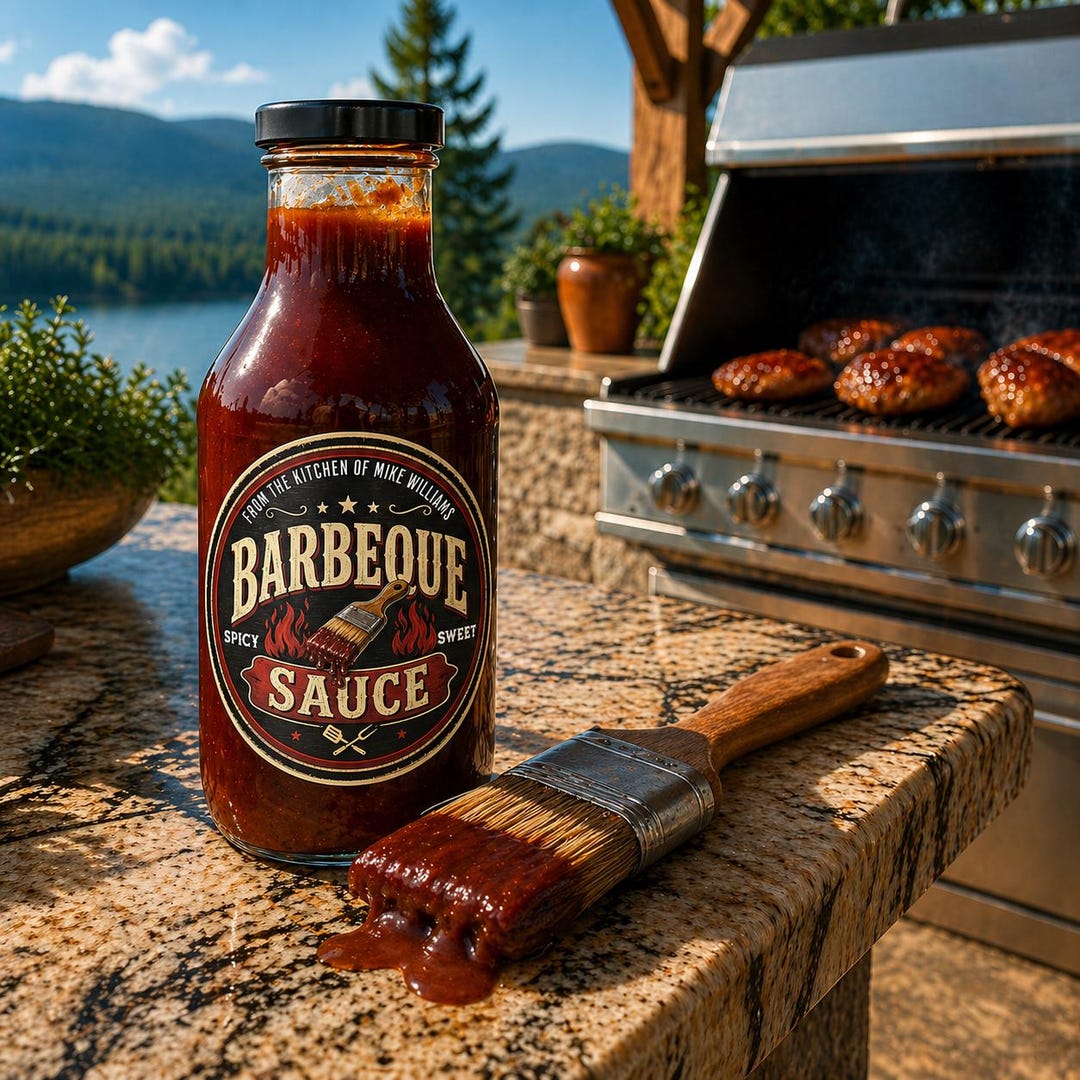 Personalized Barbeque Sauce Labels, BBQ Sauce Bottle Stickers - Etsy