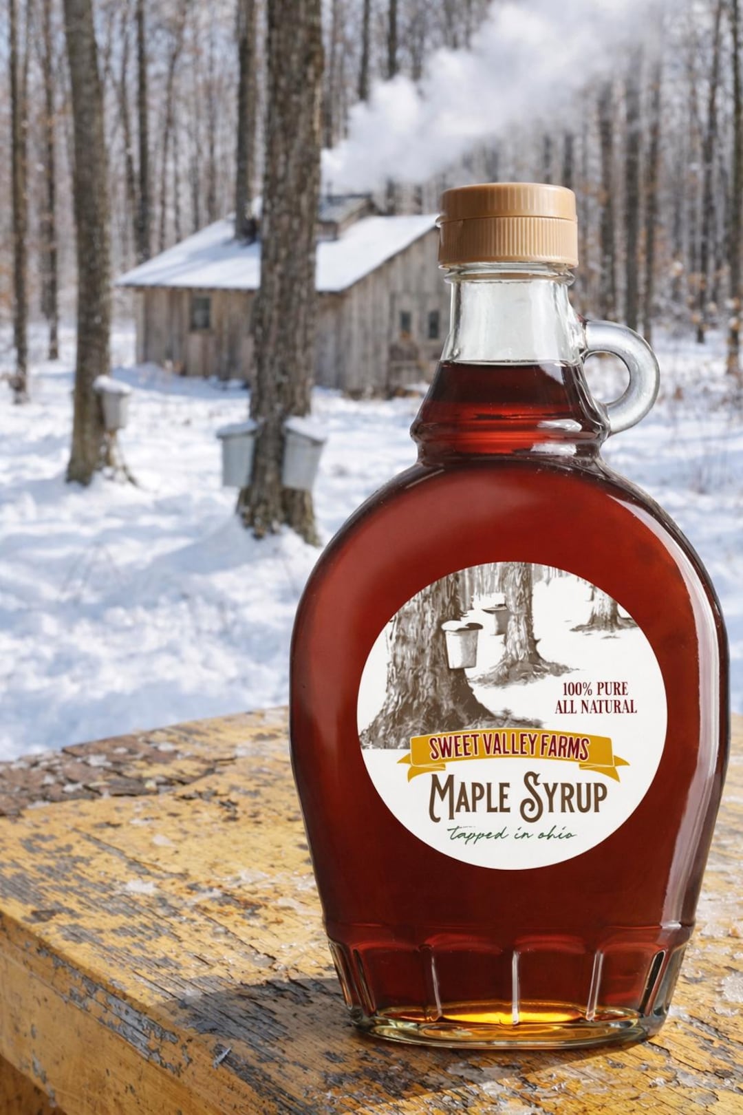 Syrup Labels Maple Syrup Bottle Labels, Customized Labels, Syrup Stickers, Maple ...