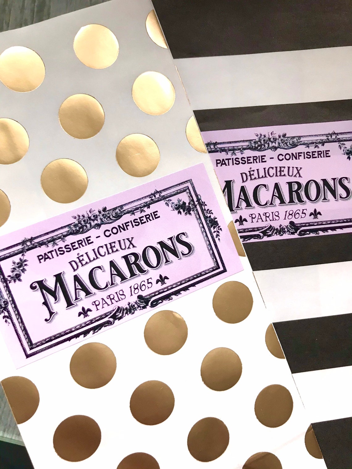 French Bakery Labels Macaron Stickers Boulangerie Labels Etsy