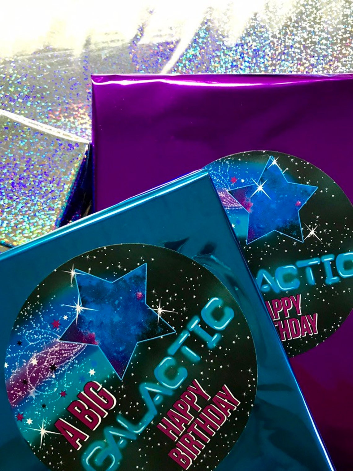 Galaxy Stickers Galaxy Party Galaxy Birthday Party Supplies Etsy