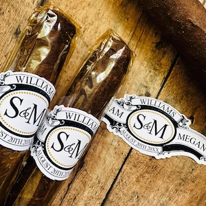 Cigar Labels, Cigar Bar, Groomsmen Cigar labels, Wedding Cigar Bands, Cigar Bar favors, Personalized Cigar Labels, Personalized Cigar Labels