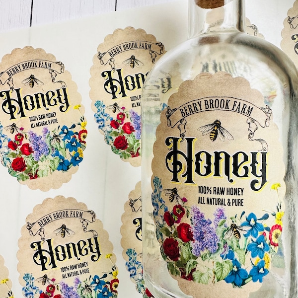 Honey Labels Etsy