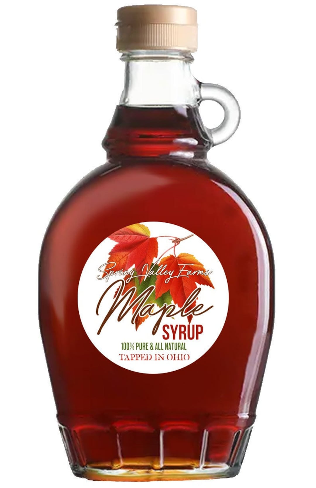 Maple Syrup Labels Customized Labels Syrup Stickers maple Syrup Bottle