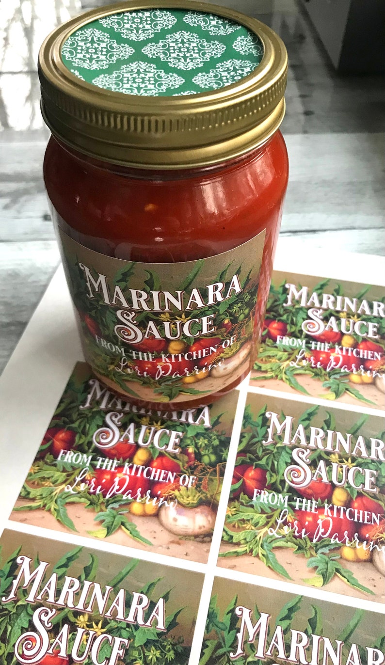 Homemade Tomato Sauce Labels Pasta Sauce Labels Spaghetti Etsy