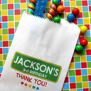 Candy Favor bags, Birthday Treat bags, candy bags, Candy Buffet bags, Birthday party, Sweets, Treats, party favor bags