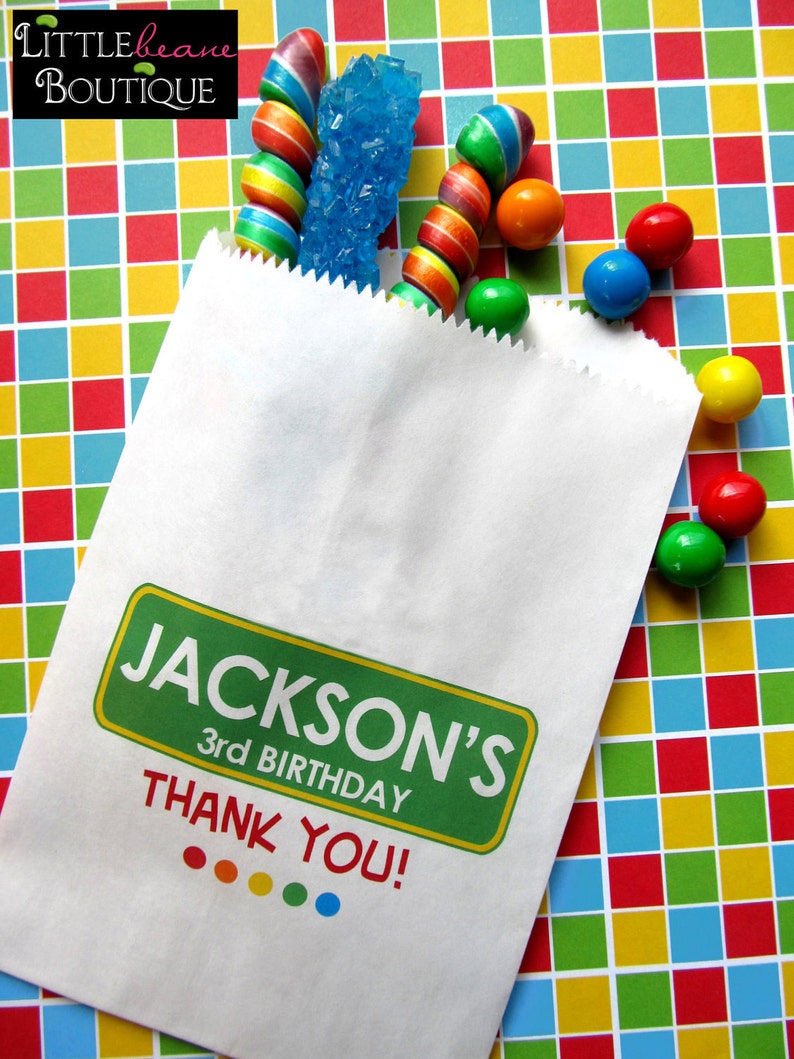 Candy Favor Bags Birthday Treat Bags Candy Bags Candy Etsy