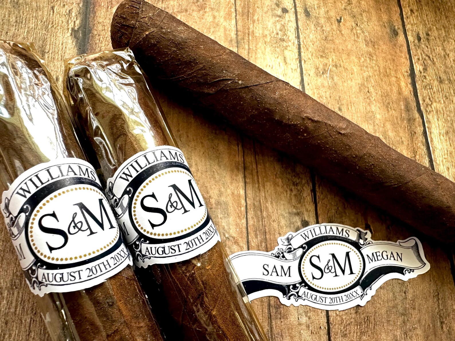 Personalized Cigar Band Labels Custom Wedding Bachelor Birthday Party ...