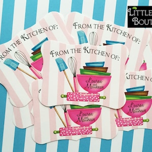Kitchen Stickers, Kitchen Supplies, Packaging labels, Personalized labels, baking labels, Baking Stickers, Kitchen Baking