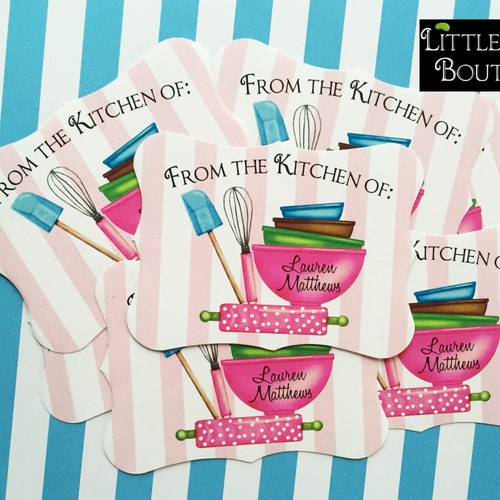 Kitchen Stickers Baking Labels Kitchen Supplies Rolling Etsy