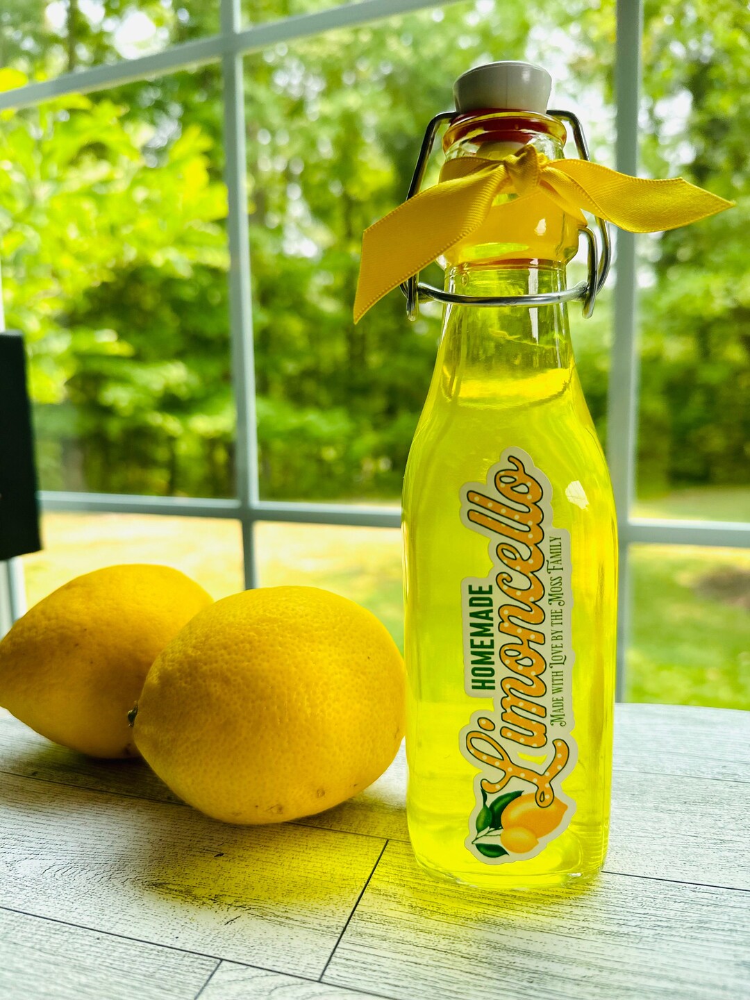 Limoncello Labels, Homemade Limoncello Stickers, Limoncello Bottle