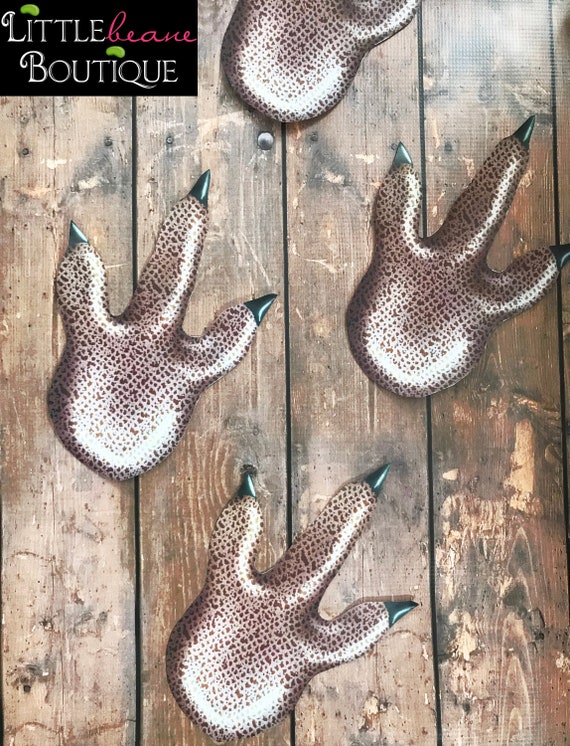 Printable Dinosaur Track Footprints Dinosaur Party Decorations 