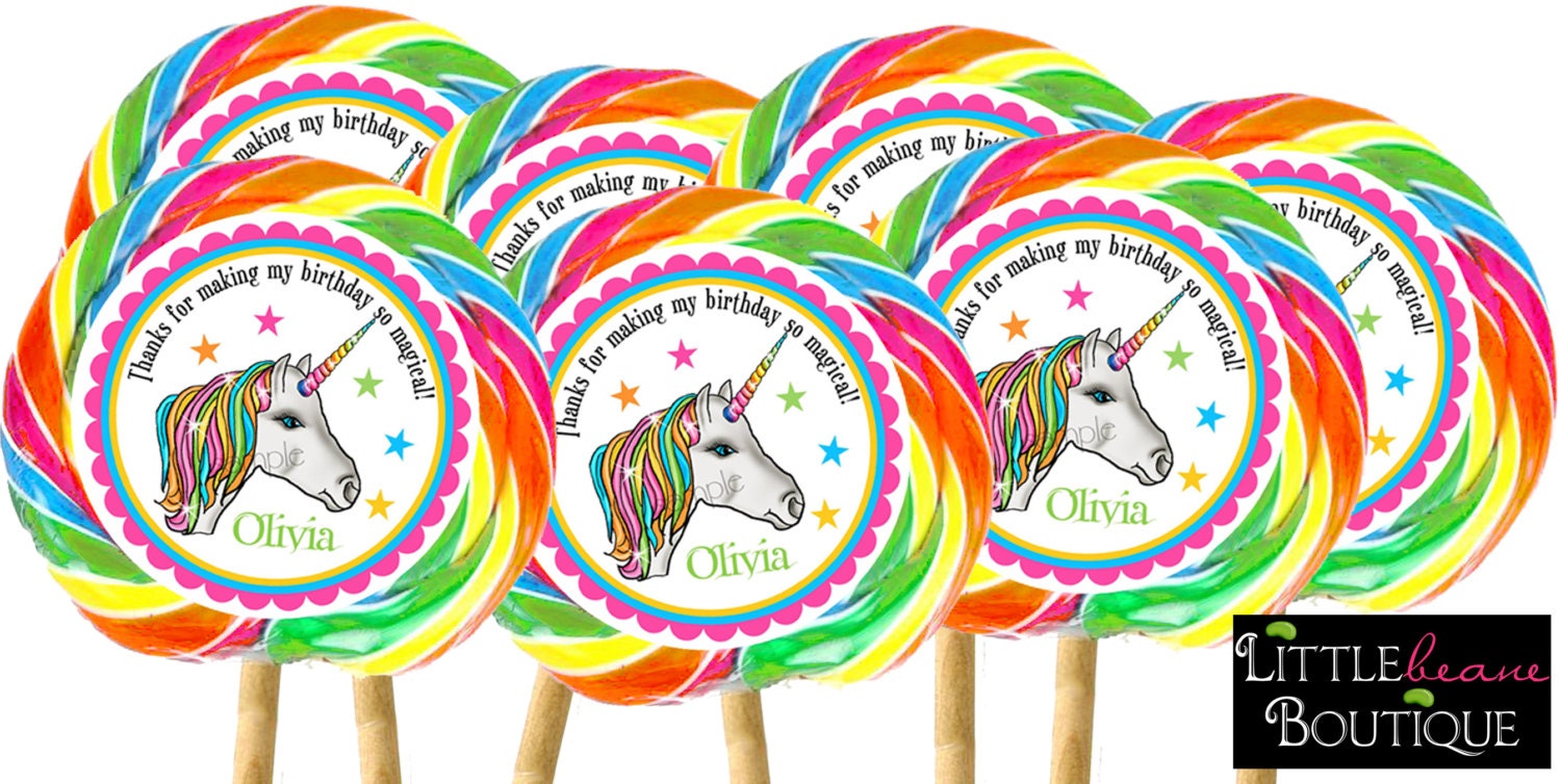 unicorn stickers unicorn birthday party birthday party etsy