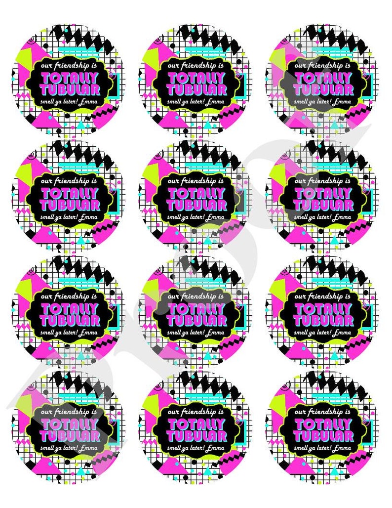80's Party 80's Stickers 80's Favors 80's - Etsy