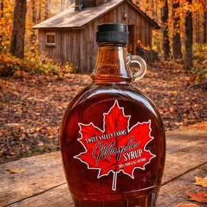 Maple Syrup Labels, Maple Leaf Labels, Syrup Stickers, Maple Syrup Bottle Labels, Canning labels, Maple Tree Tapping Syrup Labels, die cut