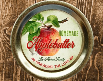 Applesauce Labels, Apple Butter labels, Apple Jelly Labels, Jam Jar Labels, Preserves, mason jar labels, personalized Fruit labels