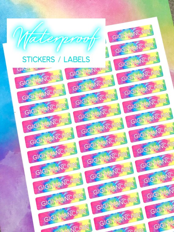 Girls Waterproof Back To School Labels Dishwasher Safe Stickers girls-waterproof-back-to-school-labels-dishwasher-safe-stickers