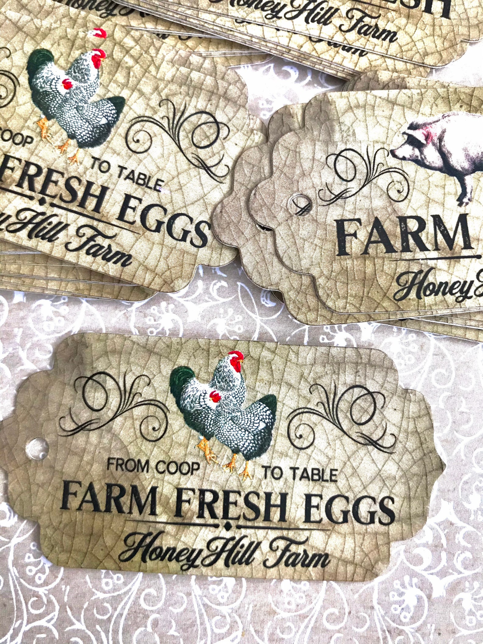 Farm Gift Tags Country Gift Tags Farm Fresh Tags Farmers Etsy