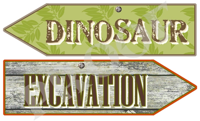 Printable Dinosaur Party Signs, Dinosaur Birthday party, Kids Dinosaur Party, Welcome Sign, DIY, Dinosaur Dig, Dino dig, Dinosaur Excavation image 5