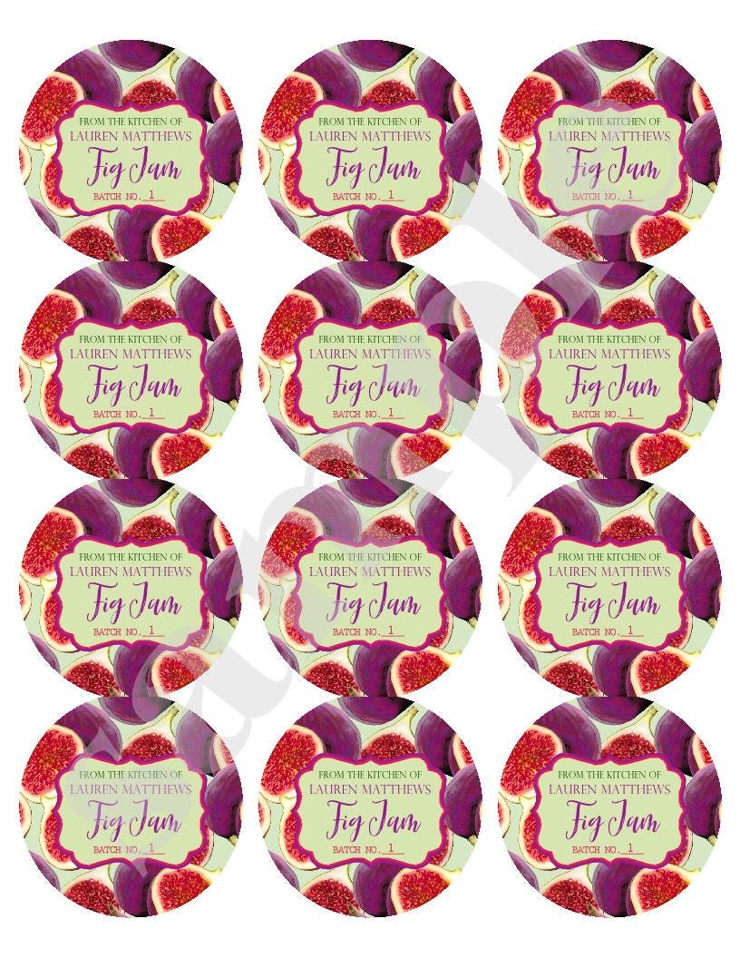Fig Jam Canning LabelsFig canning labelsFig Preservesmason Etsy