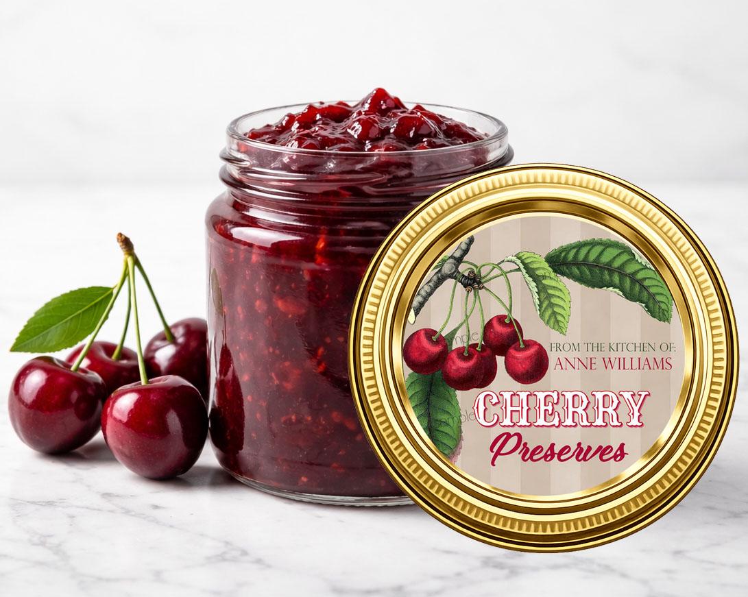 Cherry Preserved Stickers - Etsy