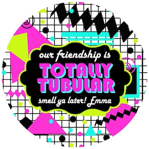 1980&#39;s party, 80&#39;s stickers, 80&#39;s favors, 80&#39;s party decorations, favor stickers, 80&#39;s party supplies, I love the 80&#39;s, totally 80&#39;s