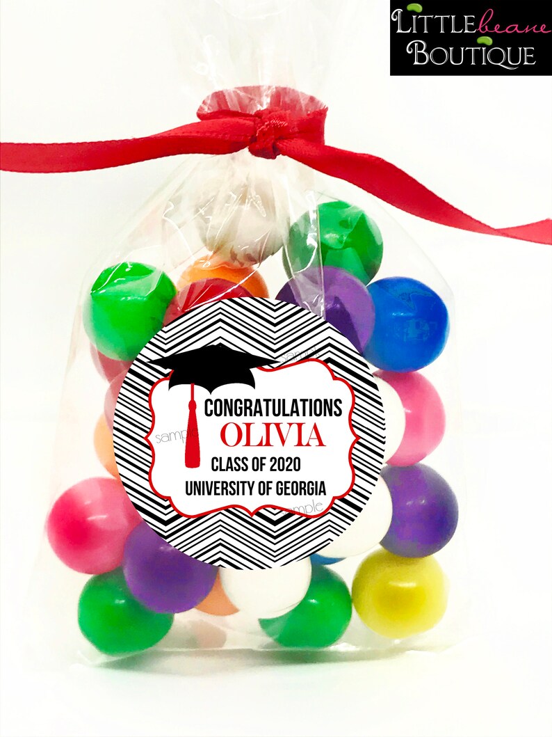 Graduation Stickers Graduation Party Favor Labels College Etsy