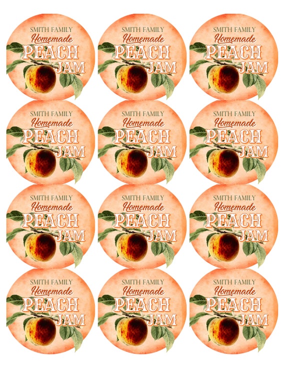 Peach Jam, Canning Labels, Peach Jelly, Peach Apricot Preserves