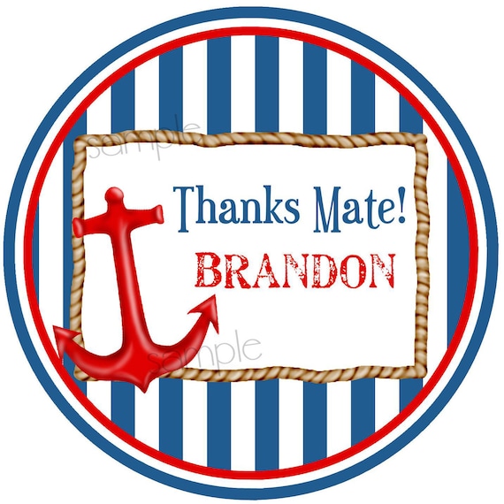 Nautical Stickers For Baby Shower