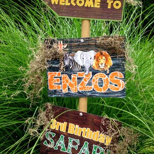 Printable Safari Jungle Signs, Welcome Signs, African Safari party signs, jungle party, Safari birthday party, Safari party, Digital Files