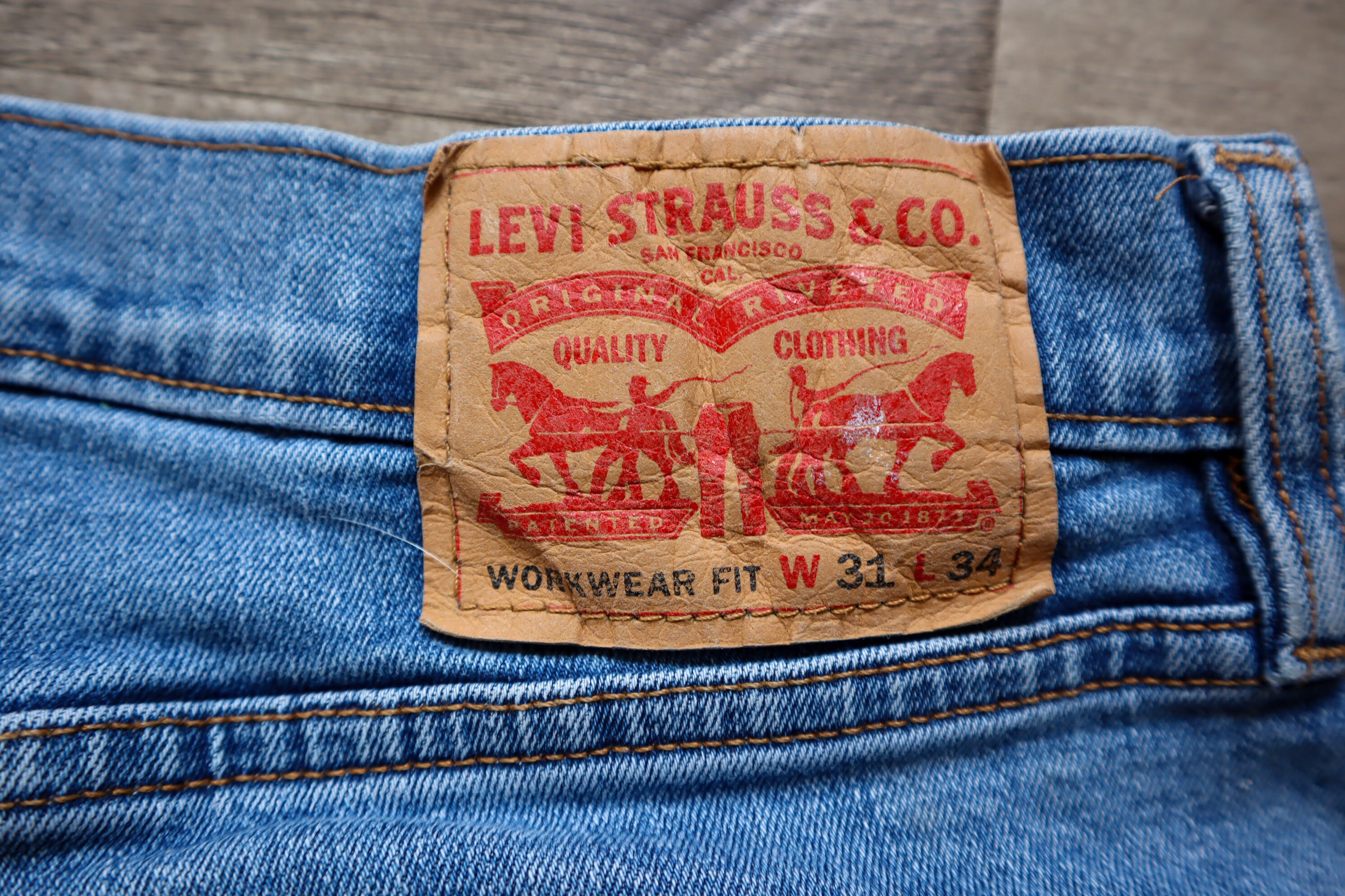 Levi's Work Wear Fit Jeans - W31 X L34 - Etsy