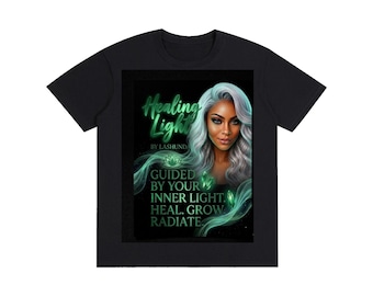 Healing Light Black Tee cover art