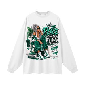 Oversized Unisex Long Sleeve T-Shirt image 1