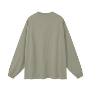 Oversized Unisex Long Sleeve T-Shirt image 16