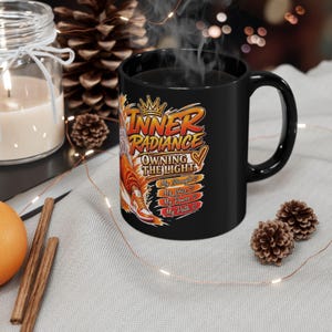 Taza negra (11 oz, 15 oz) imagen 6