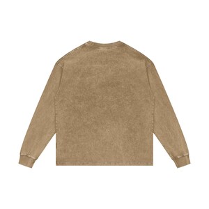 Acid Wash Oversize Long Sleeve T-Shirt image 10