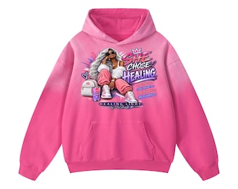 She Chose Healing Hoodie cover art