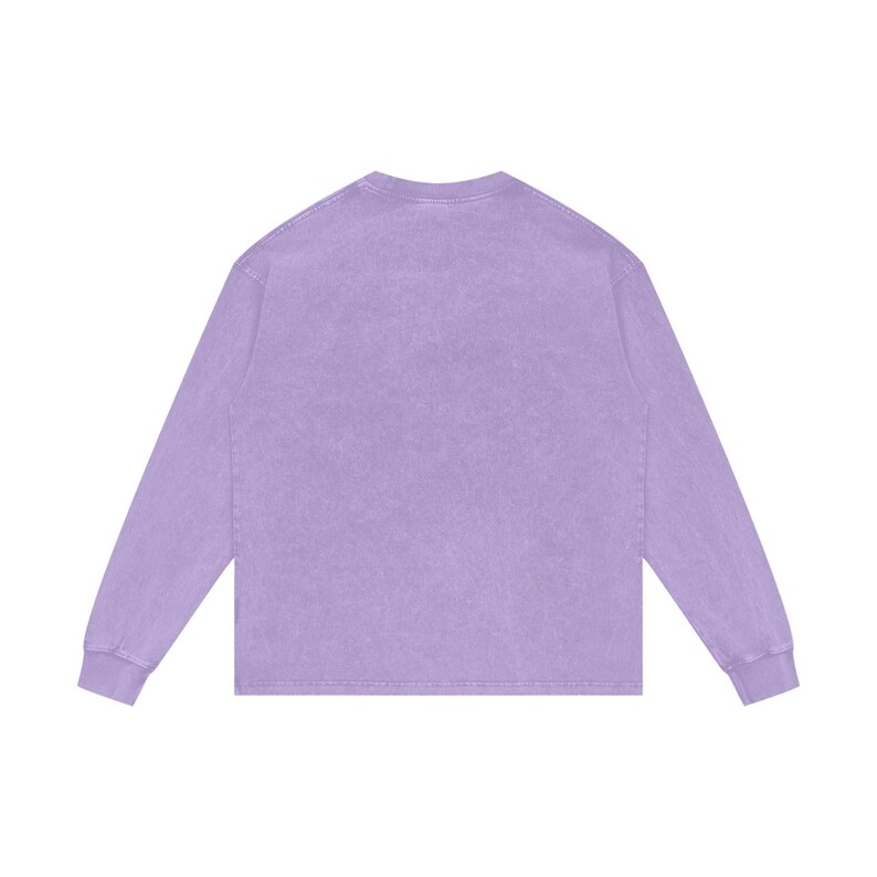 Acid Wash Oversize Long Sleeve T-Shirt image 14