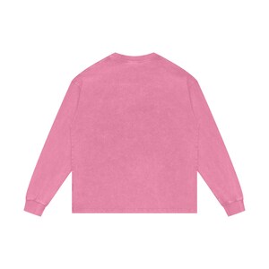 Acid Wash Oversize Long Sleeve T-Shirt image 12