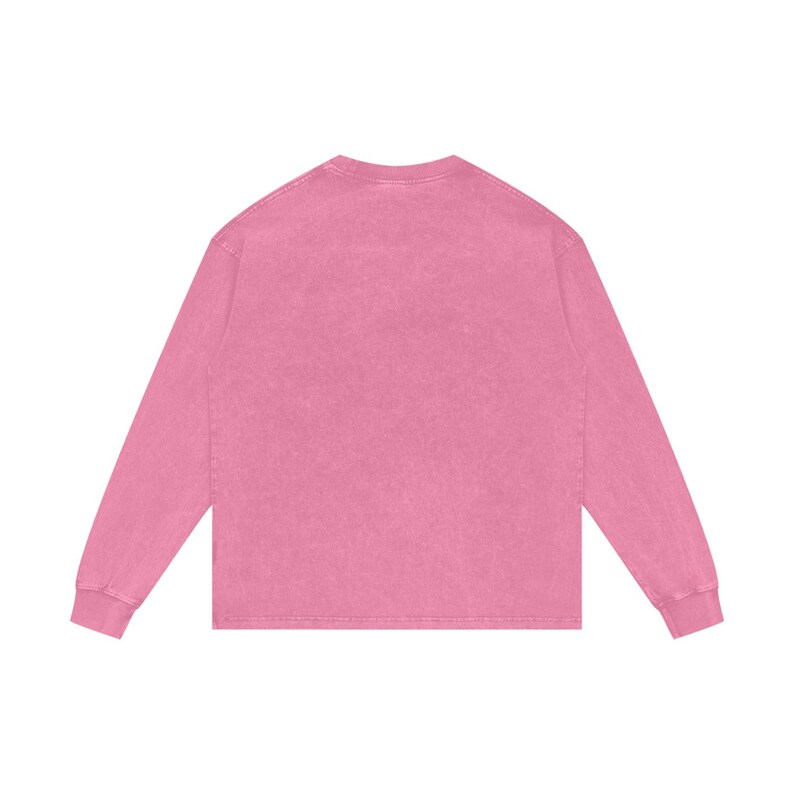 Acid Wash Oversize Long Sleeve T-Shirt image 12