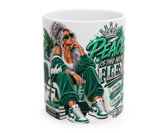 Peace Is The New Flex Mug cover art