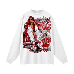 Oversized Unisex Long Sleeve T-Shirt image 1