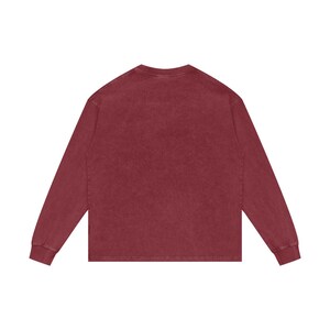 Acid Wash Oversize Long Sleeve T-Shirt image 8