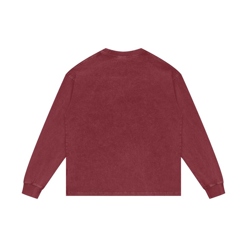 Acid Wash Oversize Long Sleeve T-Shirt image 8